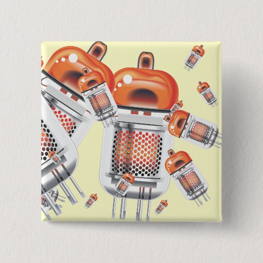 Kathodestraalbuizen Vierkante Button 5,1 Cm (Voorkant)