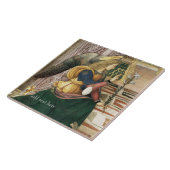 Kathokatholiek Saint Archangel Gabriel Add Verse Tegeltje (Zijkant)