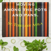 Kathokatholieke Saint Quote Kitchen Towel Theedoek (Gevouwen)