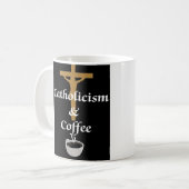Katholicisme en koffie koffiemok (Voorkant links)