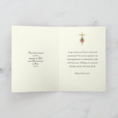 Katholiek 50e Huwelijk Jubileum Jubileum Kaart (Binnen)