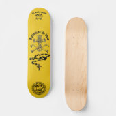 Katholiek aan het bot - Skateboard, 7 ¾" Deck Persoonlijk Skateboard (Voorkant)