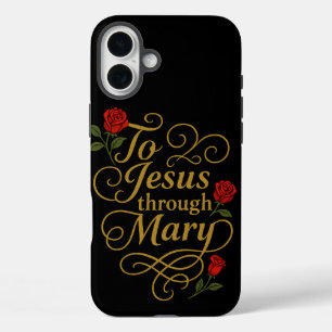 Katholiek aan Jezus door Maria Rozen iPhone 16 Plus Hoesje