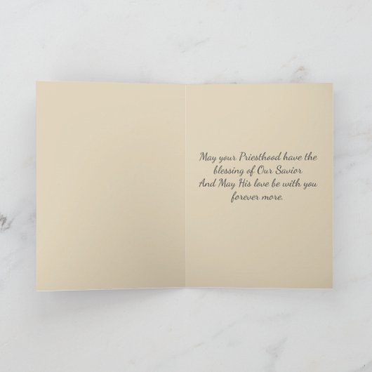 Katholiek altaar kelk missaal Eucharistie Priester Kaart (Binnen)