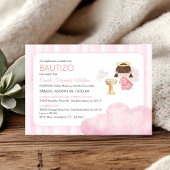 Katholiek Baby Meisje Schattigee Waterverf Engel D Kaart