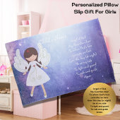 Katholiek bedtijdgebed voor beschermengel genoemd  kussensloop