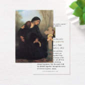 Katholiek begrafenisgebed Gravesite Memorial Visitekaartje (Bureau)