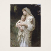 Katholiek begrafenisgebed Maagd Maria Jezus Visitekaartje (Voorkant)