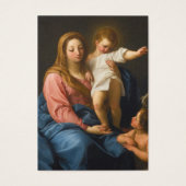 Katholiek begrafenisgebed Maria Jezus Johannes Visitekaartje (Voorkant)