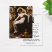 Katholiek begrafenismonument Jezus Maria Pieta Visitekaartje (Bureau)