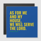 Katholiek Bijbelcitaat Wij zullen de Heer magneet  (Voorkant / Achterkant)