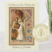 Katholiek Bruiloft Jubileum Verloving Kaart