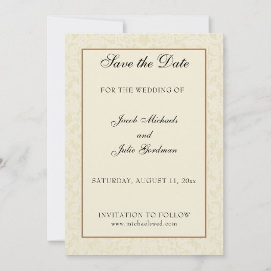  Katholiek Bruiloft Kersenbloesem Religieus Save The Date (Achterkant)