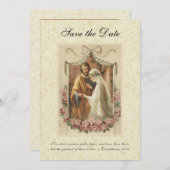  Katholiek Bruiloft Kersenbloesem Religieus Save The Date (Voorkant / Achterkant)