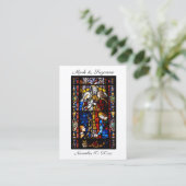 Katholiek Bruiloft Verloving Favor Holy Kaart Visitekaartje (Staand voorkant)