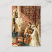 Katholiek bruiloftsgebed Betrothal Mary Joseph Visitekaartje (Voorkant)