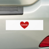 katholiek bumpersticker (Op auto)