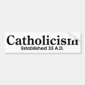katholiek bumpersticker (Voorkant)
