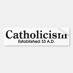 katholiek bumpersticker