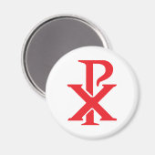 Katholiek Chi Rho Magneet (Voorkant / Achterkant)