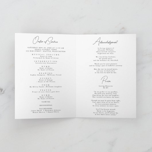 Katholiek Christelijk Herdenkingsfotodienst Progra Kaart (Binnen)