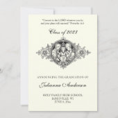 Katholiek Elegant Religieus Afstuderen Kaart (Voorkant)