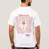 Katholiek en Christelijk T-shirt (Achterkant)