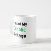 katholiek erfgoed koffiemok (Voorkant links)