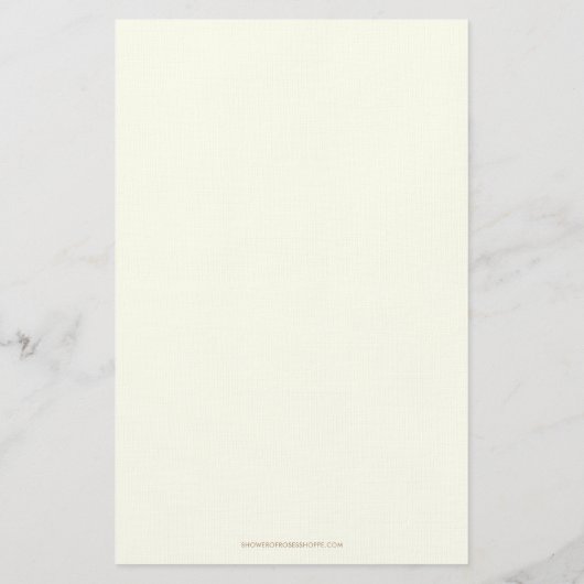 Katholiek Eucharistisch Roos & Kelk Communie Briefpapier (Achterkant)