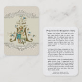 Katholiek gebed Jezus Lam Kruis Religieus Visitekaartje (Voorkant / Achterkant)