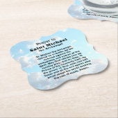 Katholiek Gebed voor Bescherming en Moed Kartonnen Onderzetters (Gekanteld)