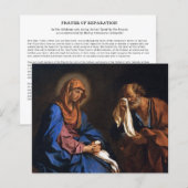 Katholiek gebed voor de "idolatroire" daad (Voorkant / Achterkant)