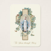 Katholiek gebed voor Jezus door Mary Visitekaartje (Voorkant)