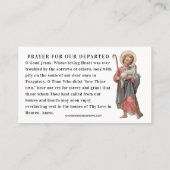 Katholiek gebed voor zielen in purgatory Funeral Plaatskaartje (Achterkant)