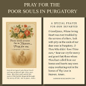 Katholiek gebed voor zielen in purgatory Funeral Plaatskaartje