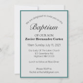 Katholiek Gezegend Moeder Doop Kaart (Voorkant)