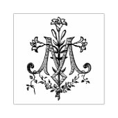 Katholiek Gezegende Maagd Maria Marian Symbool Rubberstempel (Afrduk)