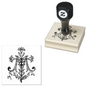 Katholiek Gezegende Maagd Maria Marian Symbool Rubberstempel (Gestempeld)