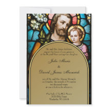 Katholiek Glas in lood St. Joseph Wedding