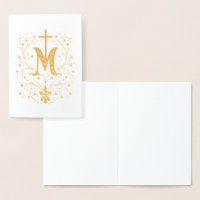Katholiek Gouden Maria-Kruis Religieus Minimalisti