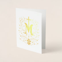 Katholiek Gouden Maria-Kruis Religieus Minimalisti