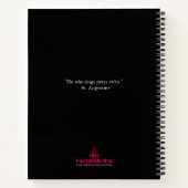 Katholiek Gregorian Chant Pasen Hymn Elegant Notitieboek (Achterkant)