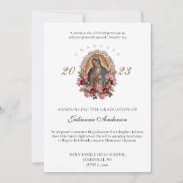 Katholiek Guadalupe Afstuderen Aankondiging