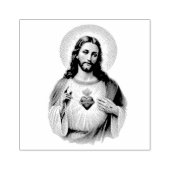 Katholiek Heilig Hart van Jezus Traditioneel Rubberstempel (Afrduk)