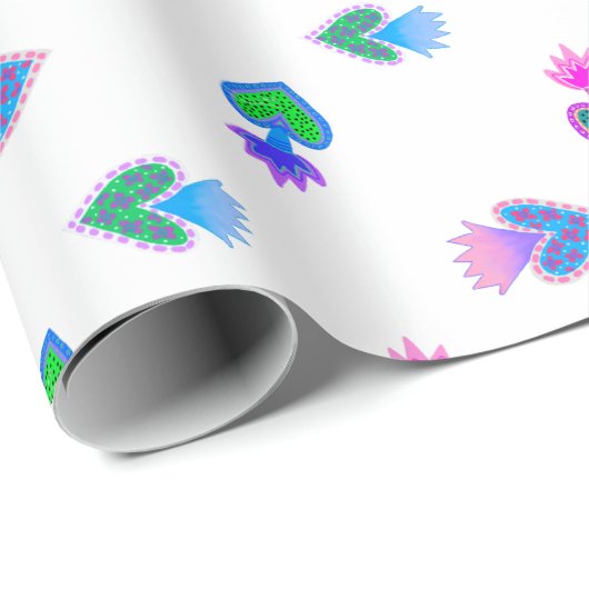 Katholiek Heilig Hart Wit Cadeaupapier (Rol Hoek)