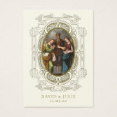 Katholiek huwelijksgebed Heilige Kaart Betrothal (Voorkant)