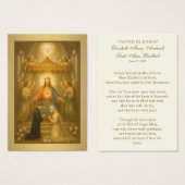 Katholiek huwelijksgebed Kaart Jezus (Voorkant /achterkant)