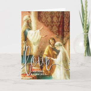 Katholiek huwelijksgebed Witte liefde script overl Kaart