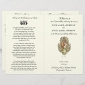 Katholiek huwelijksprogramma  Bloemenhuwelijk (Voorkant / Achterkant)