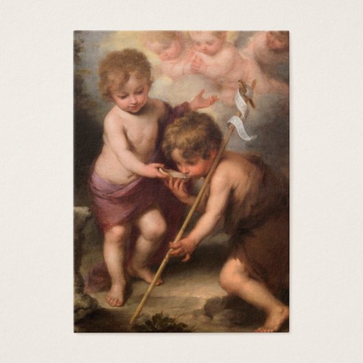 Katholiek Johannes de Doper Huwelijk Heilige Kaart (Voorkant)